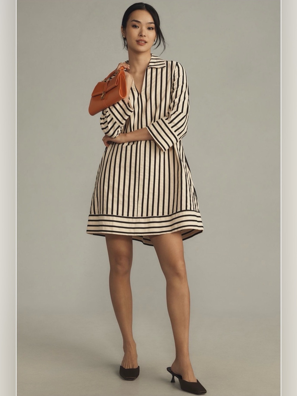 English Factory Long-Sleeve
Collared Swing Mini Dress NWT - Small